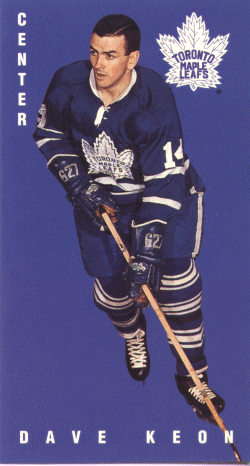 Dave Keon Inducted 1986.
Born 22 March 1940
Noranda, Quebec.
Played 23 professional seasons
from 1959 to 1982.