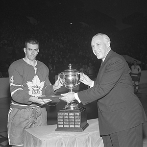 Dave Keon winner, LadyByung in 1962